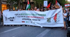 Granada protesters demand end to Gaza genocide