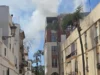 Fuerte explosión en el Hotel Olas de Almuñécar provoca incendio en la azotea y desalojos